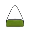 Prada Green Leather Shoulder Bag