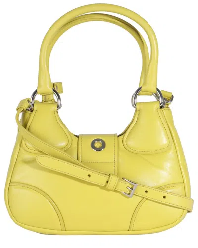 Prada Green Leather Soft Padded Re-edition 2002 Moon Bag (authentic Pre-loved)