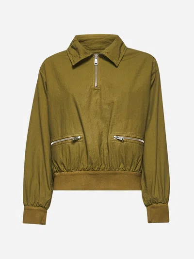 PRADA GREEN POPLIN JACKET