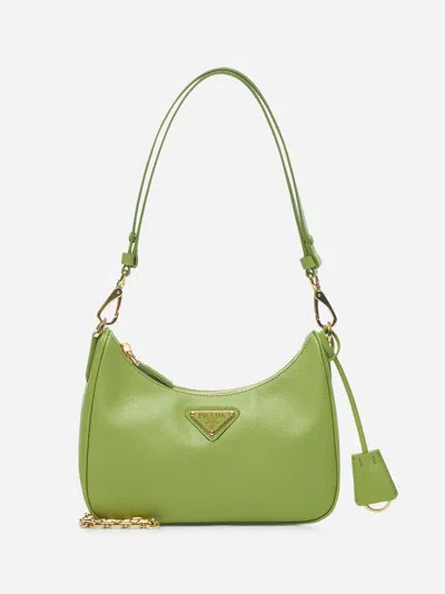 PRADA GREEN PRADA RE-EDITION MINI BAG