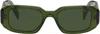 Prada Green ' Symbole' Sunglasses In Green