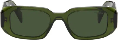 Prada Green ' Symbole' Sunglasses