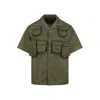 PRADA GREEN RECYCLED POLYAMIDE SHIRT FOR MEN | SS24 COLLECTION