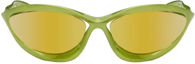 Prada Green Runway Sunglasses In 17v20h