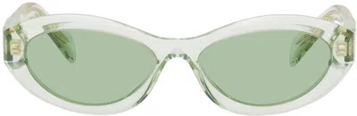 Prada Green Symbole Sunglasses