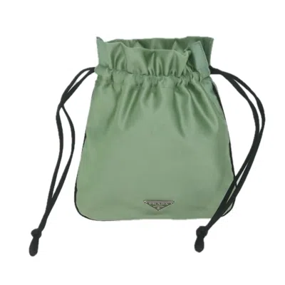 Prada Green Synthetic Clutch Bag ()