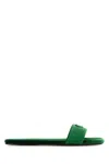 Prada Green Velvet Slippers