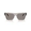 Prada Grey 0pr C03s Translucent Acetate Sunglasses In Gray