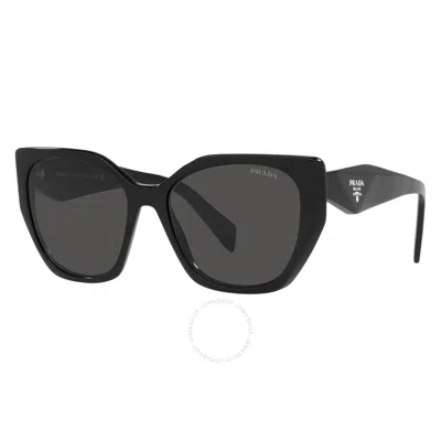 Prada Grey Butterfly Ladies Sunglasses Pr 19zs 1ab5s0 55 In Black