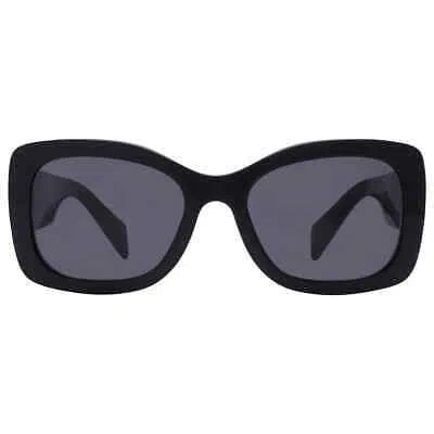 Pre-owned Prada Grey Butterfly Ladies Sunglasses Pr A08s 1ab5s0 56 Pr A08s 1ab5s0 56 In Gray