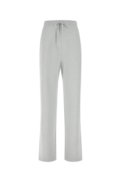 Prada Grey Cashmere Blend Joggers In Gray