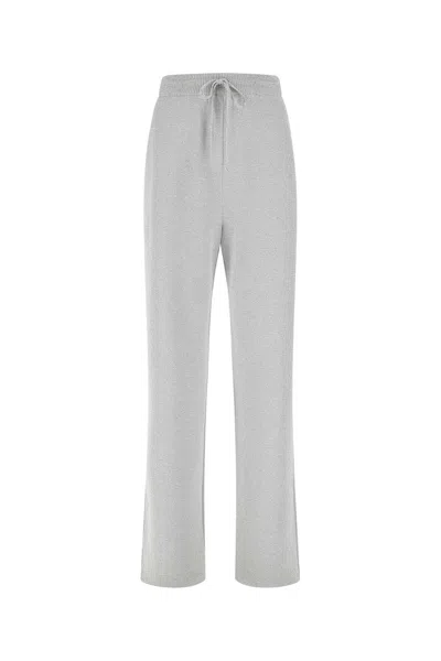 Prada Grey Cashmere Blend Joggers In Gray