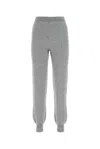 Prada Practical Cashmere-blend Joggers For Women In Gray