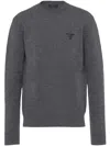 Prada Cashmere Sweater In Gray