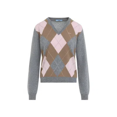 PRADA PRADA GREY CASHMERE SWEATER