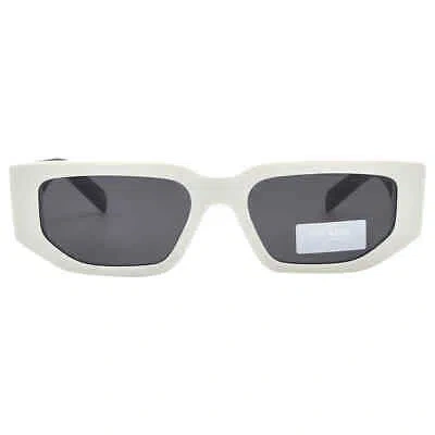 Pre-owned Prada Grey Cat Eye Ladies Sunglasses Pr 09zs 1425s0 54 Pr 09zs 1425s0 54 In Gray