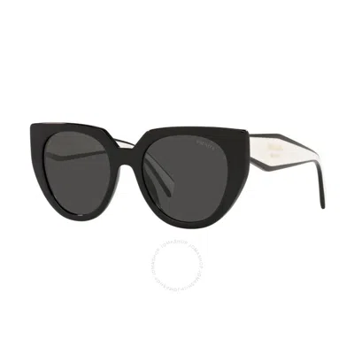 Prada Woman Sunglasses Pr 14wsf In Grey