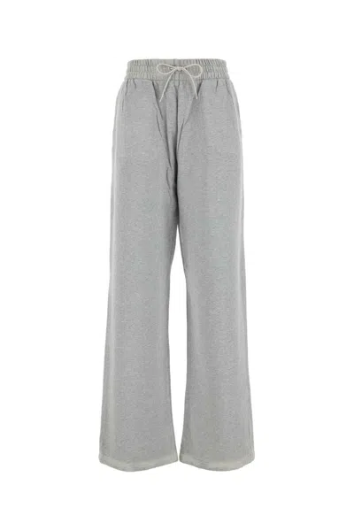 PRADA GREY COTTON JOGGERS