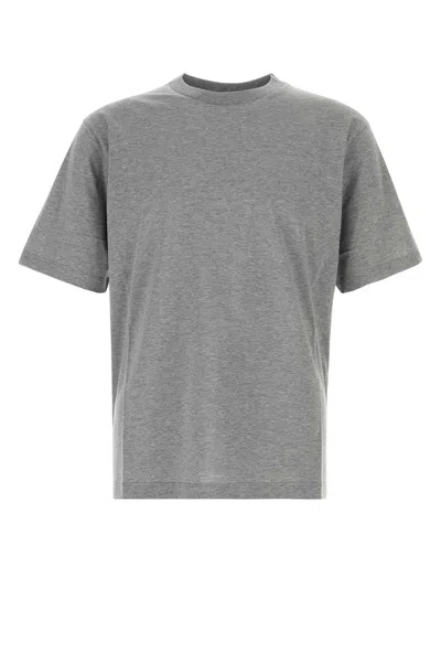 Prada Grey Cotton T-shirt In Gray