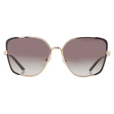 Pre-owned Prada Grey Gradient Butterfly Ladies Sunglasses Pr 60xs Aav0a7 59 Pr 60xs Aav0a7 In Gray