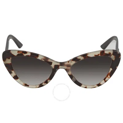 Prada Grey Gradient Cat Eye Ladies Sunglasses Pr 13ys Uao0a7 52