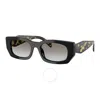 Prada Grey Gradient Rectangular Ladies Sunglasses Pr B05s 3890a7 53 In Multi