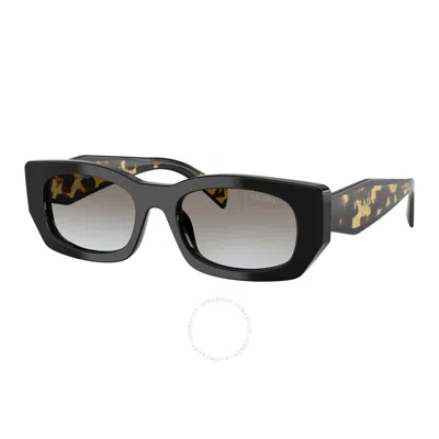 Prada Grey Gradient Rectangular Ladies Sunglasses Pr B05s 3890a7 53