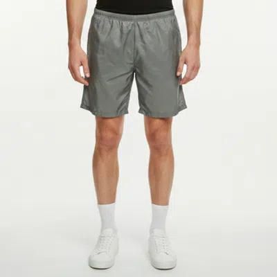 Pre-owned Prada Grey Nylon Drawstring Swim Shorts Xs