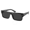 Prada Signature Rectangular Men's Sunglasses, Pr A10s