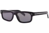 Prada Logo Rectangular Sunglasses In Black