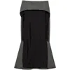 Prada Prince-of-wales Pattern Skirt In Black
