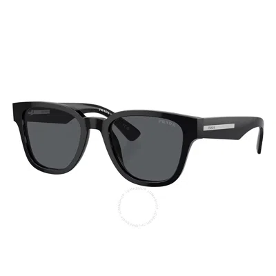 PRADA PRADA GREY SQUARE MEN'S SUNGLASSES PR A04S 16K07T 52