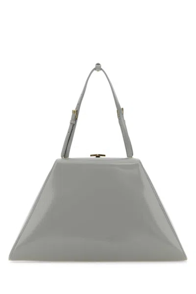 PRADA GREY TRAPEZE-SHAPED SHOULDER BAG