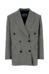 Prada Grey Wool Blazer