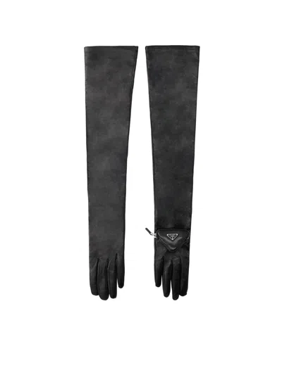 Prada Guanti In Black