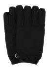 Prada Re-nylon Gloves In Black