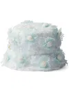 Prada Guipure-lace Bucket Hat In 白色