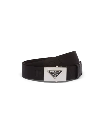 PRADA WOVEN RE-NYLON BELT