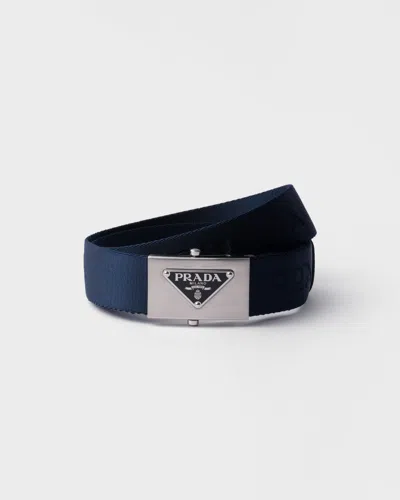PRADA WOVEN RE-NYLON BELT