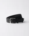 Prada Saffiano Leather Belt