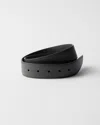 Prada Saffiano Leather Belt Strap