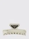 Prada Hair Accessory Woman  In Silver