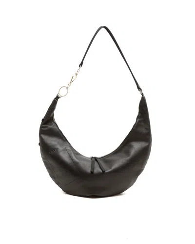 Prada Half Moon Bag In Brown