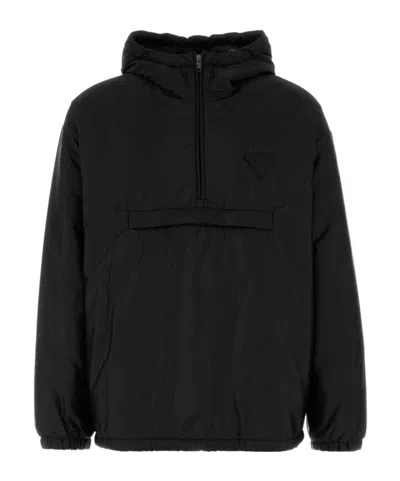PRADA PADDED HALF-ZIP JACKET