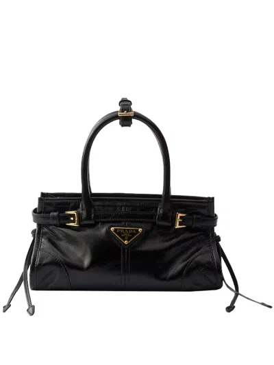 Prada Hand Bags In Brown