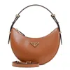 Prada Brown Arqu Shoulder Bag