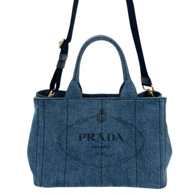 Pre-owned Prada Handbag () In Blue