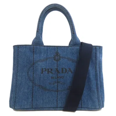 Pre-owned Prada Handbag () In Blue