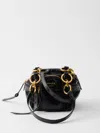 Prada Mini Leather Tote Bag
