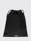 Prada Wish Re-nylon Drawstring Pouch In Black